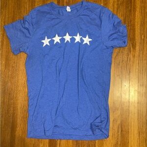 Bella Canvas Blue Star Short Sleeve Tee